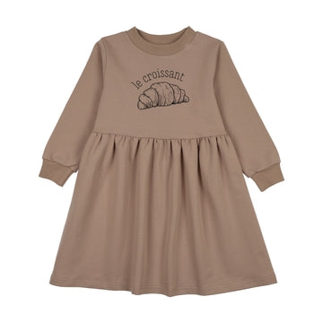 Le Croissant Dress-Toffee