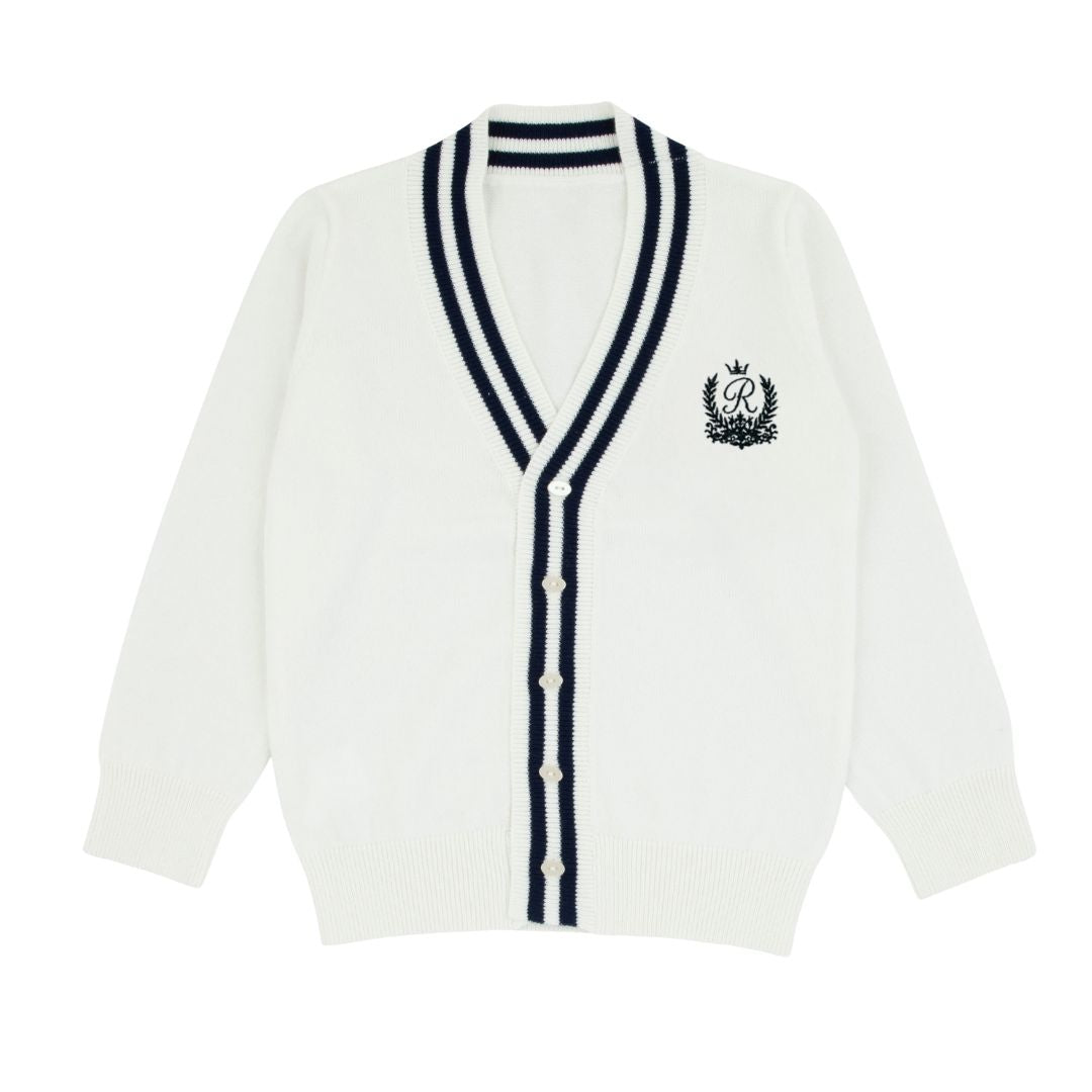 Navy Detailed Knit L/S Sweater