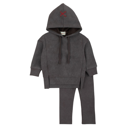 Acid Wash Smokey Brown Boys 2 Pcs