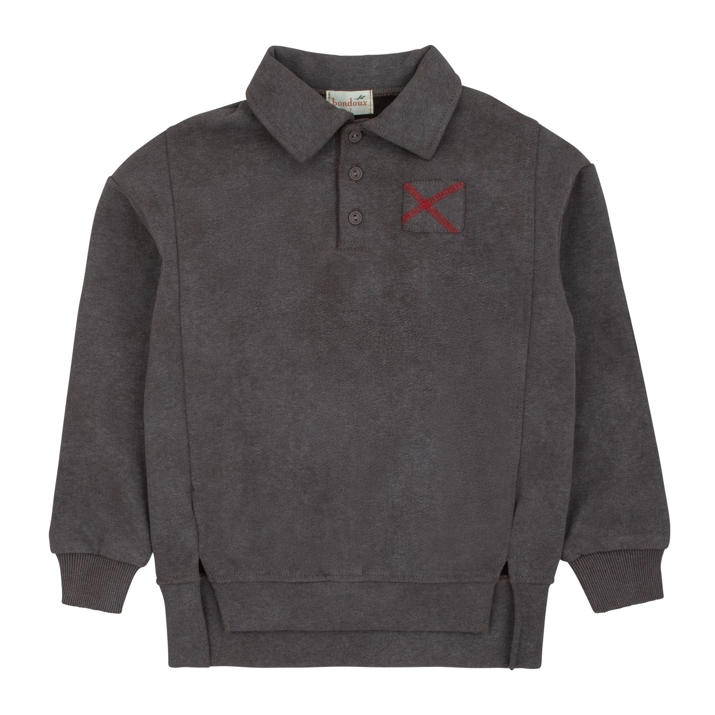 Acid Wash Smokey Brown Polo
