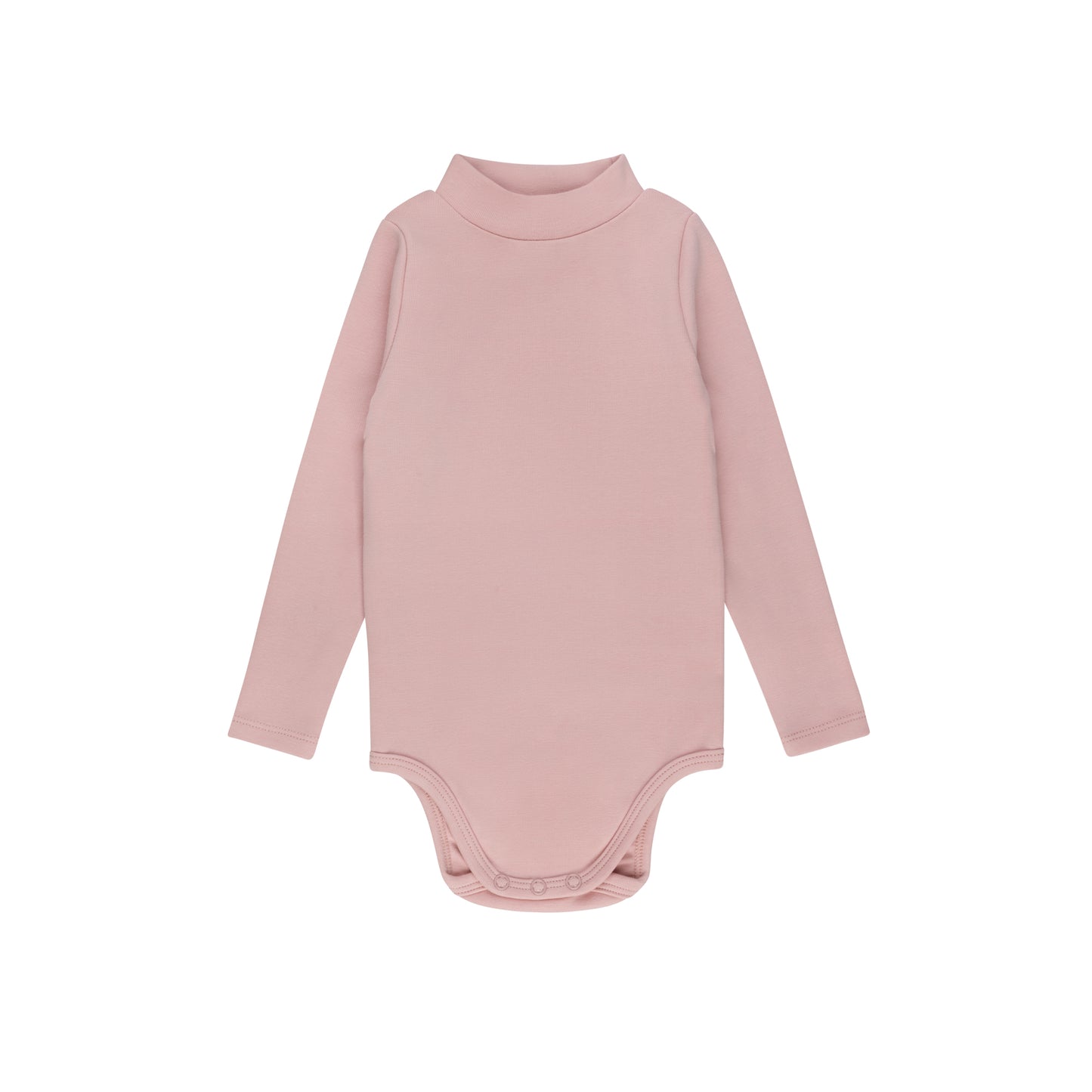 Embroidered Bear Mockneck Bodysuit & Overall