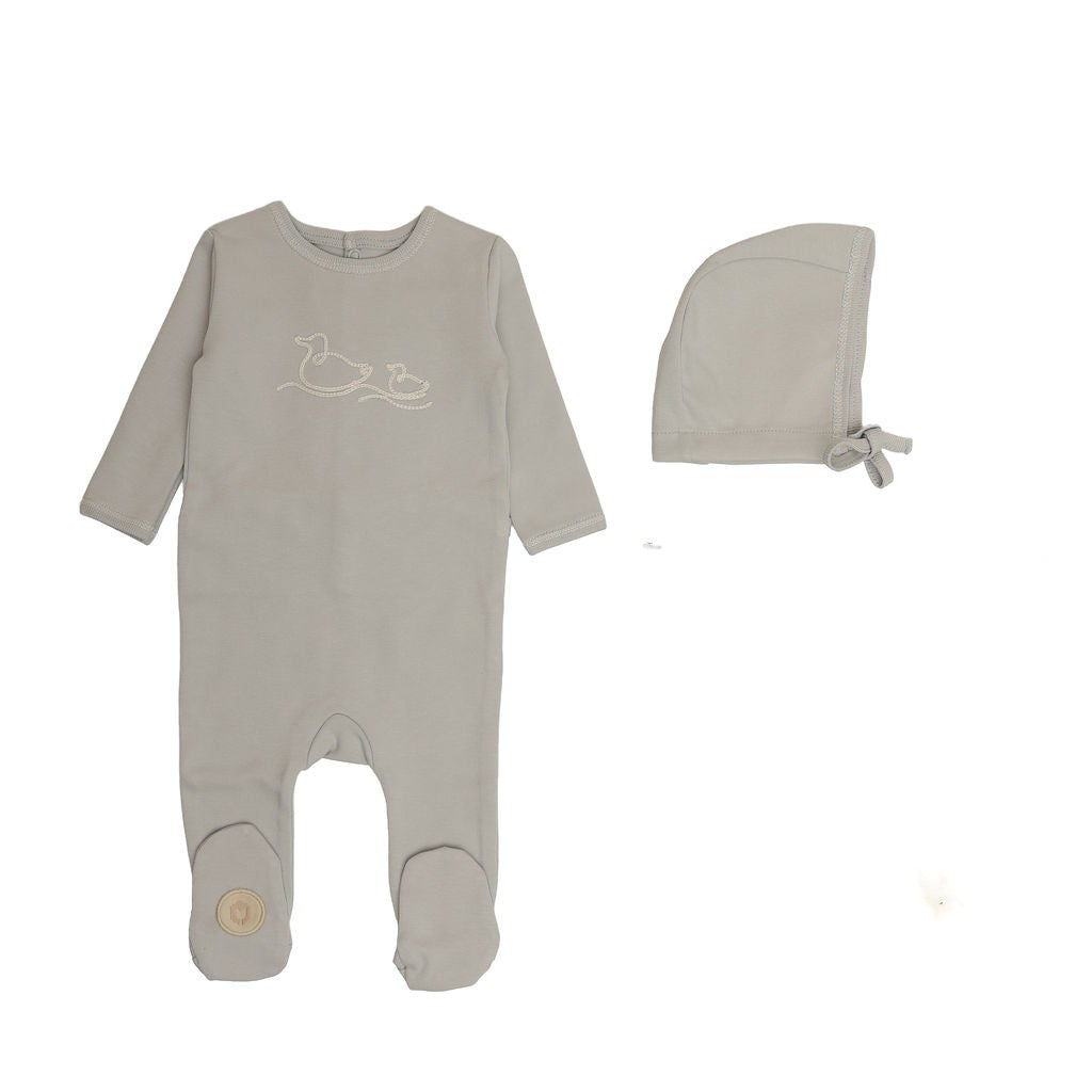 Corded Charms Boys Footie & Hat Set