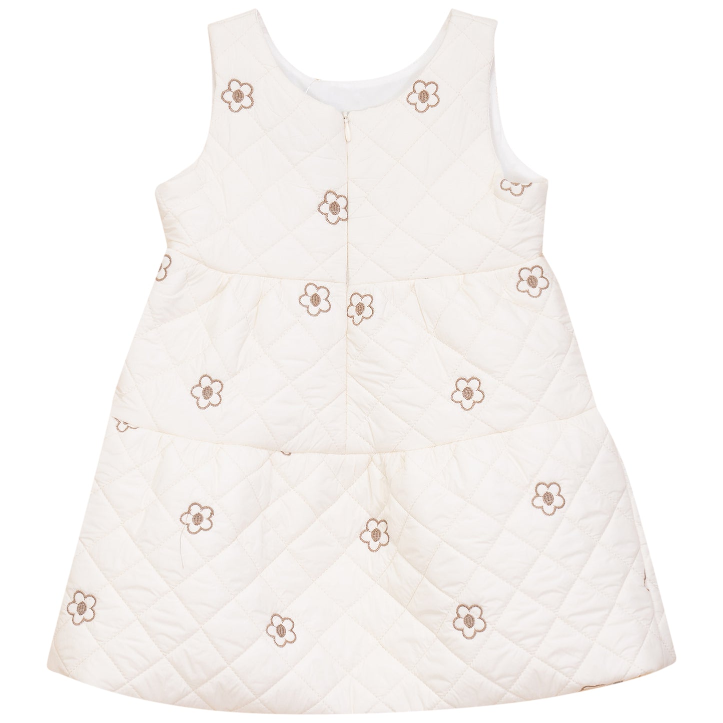 Ivory Quilted Dress