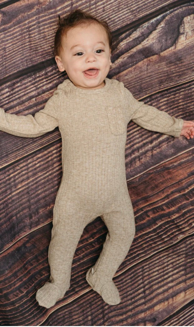 Thick ribbed pocket footie