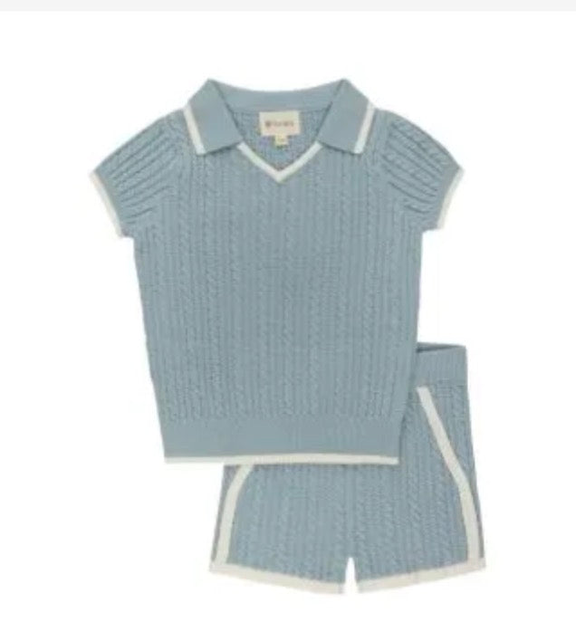 Embroidered Trim Collection Boys Knit Trim Set