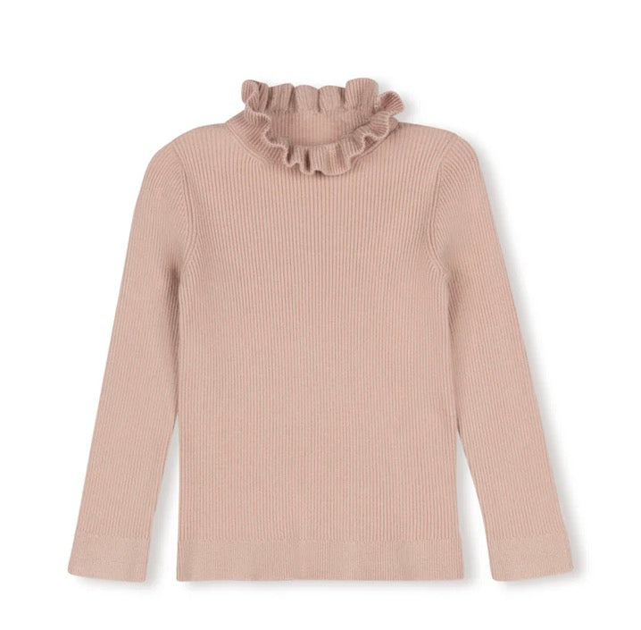 Ruffled collar Sweater