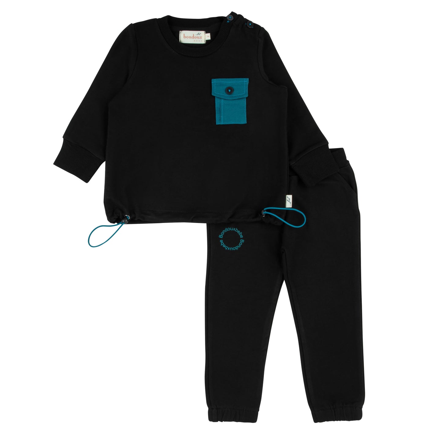 Black And Teal Detail set