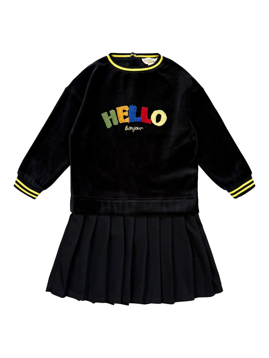 Hello Velour Dress