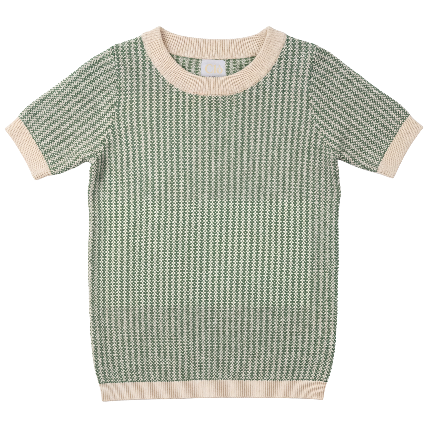 Boys Crew In Knit Texture