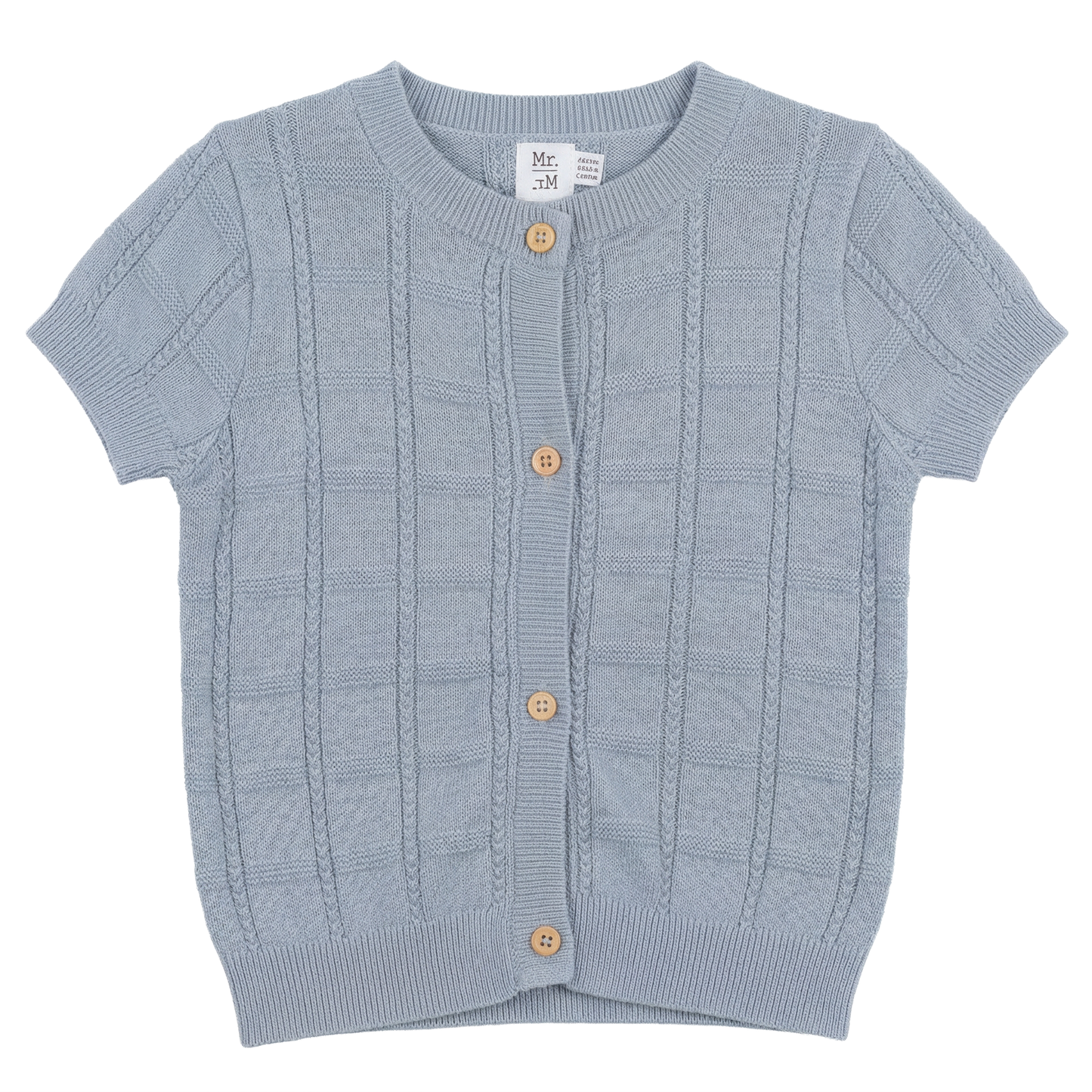 Boys Checkered Knit Sweater