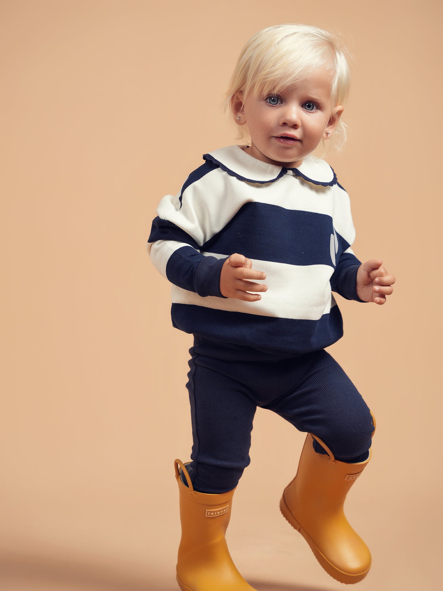 Stripe Baby Girl Set