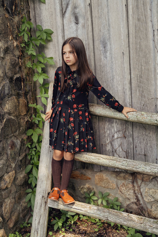 Dress With Knife Pleats