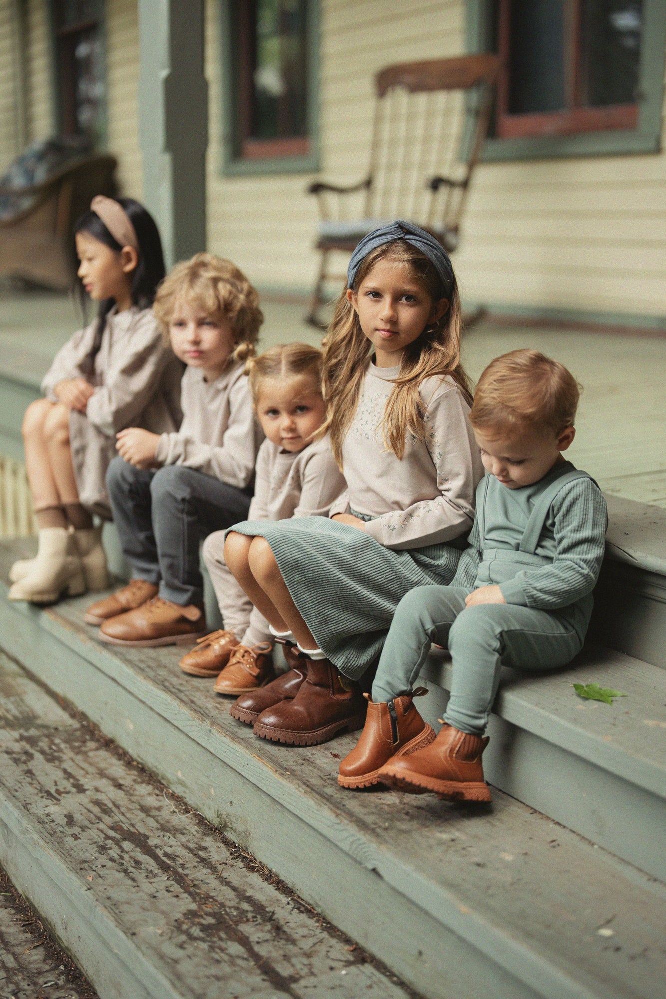 Boys French Fleece Spandex And Corduroy Overall Set
