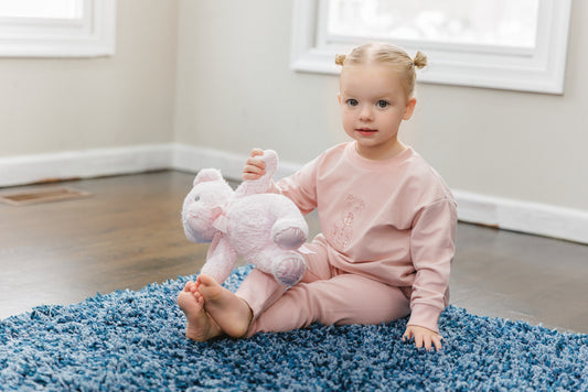 Gingham Teddy Sweatset