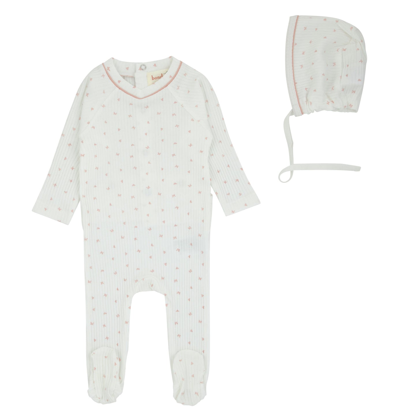 Butterfly Ribbed Footie