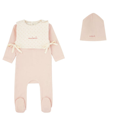 Polka Dot Bib Footie