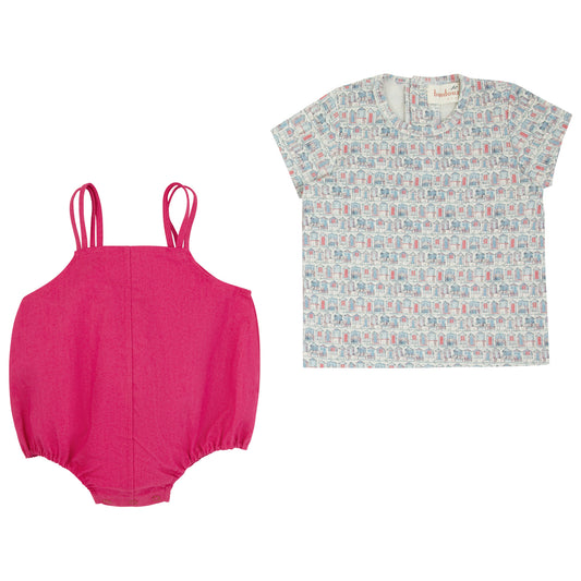 House Print Romper