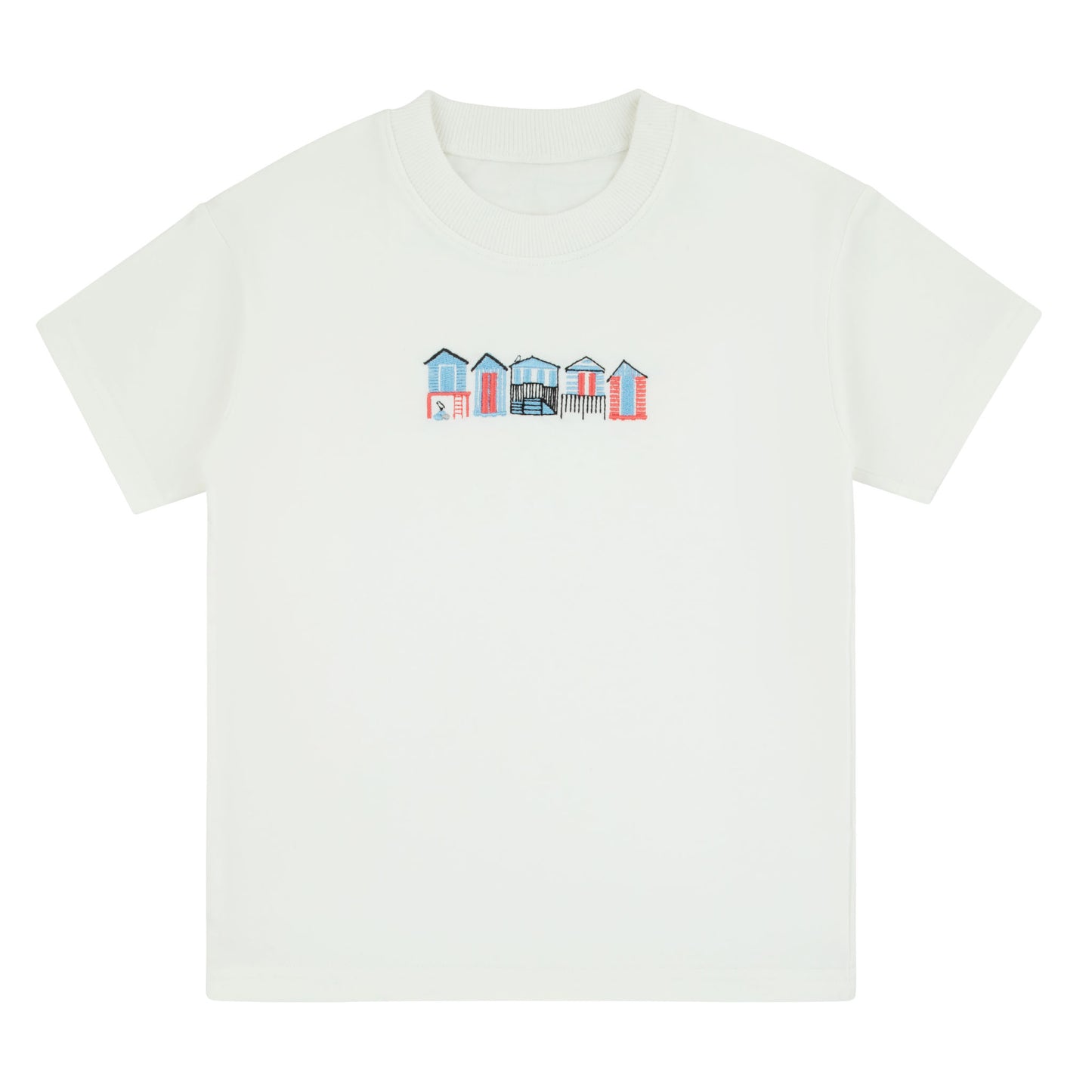 House Embroidered Short Sleeve Top