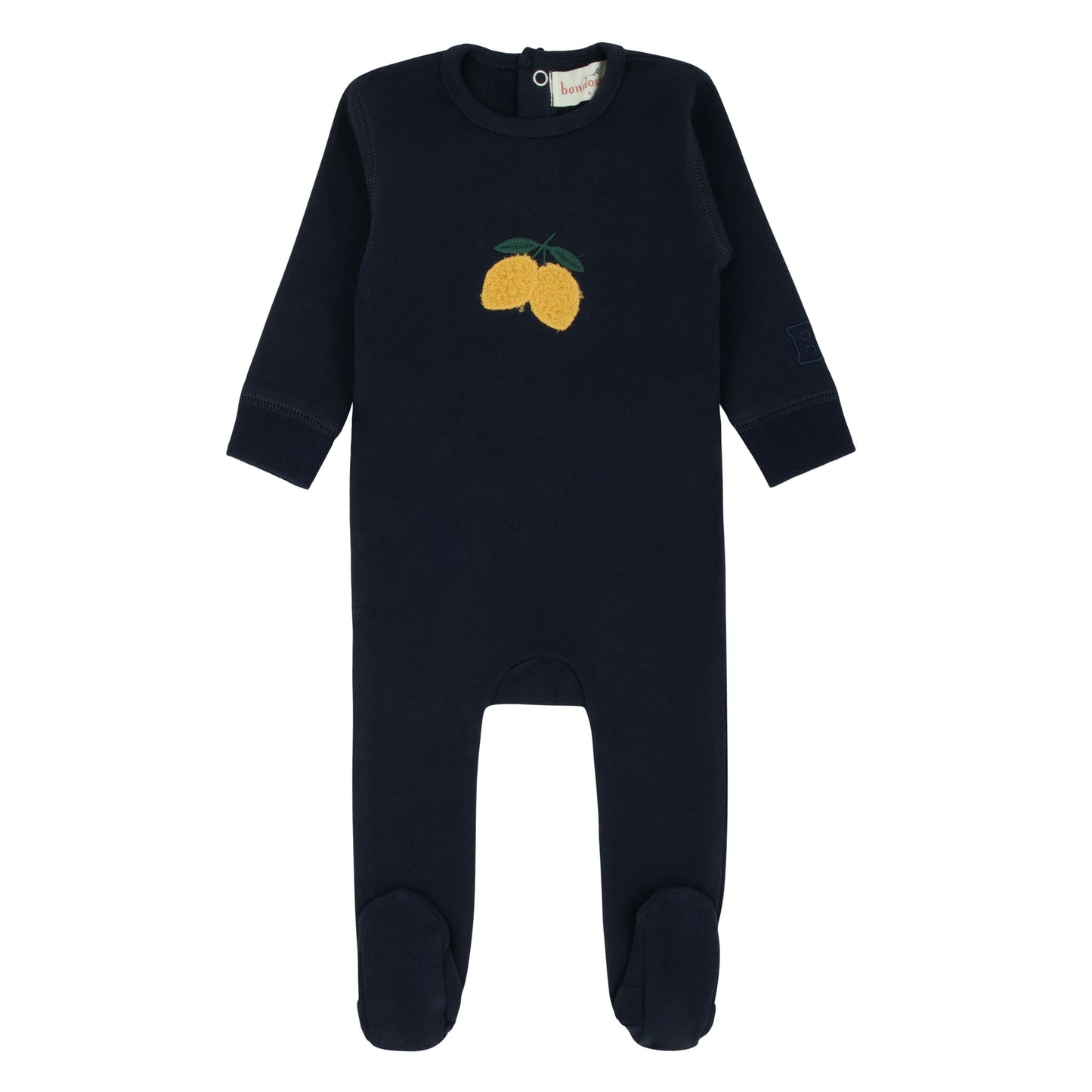 Sherpa Lemon Navy Footie