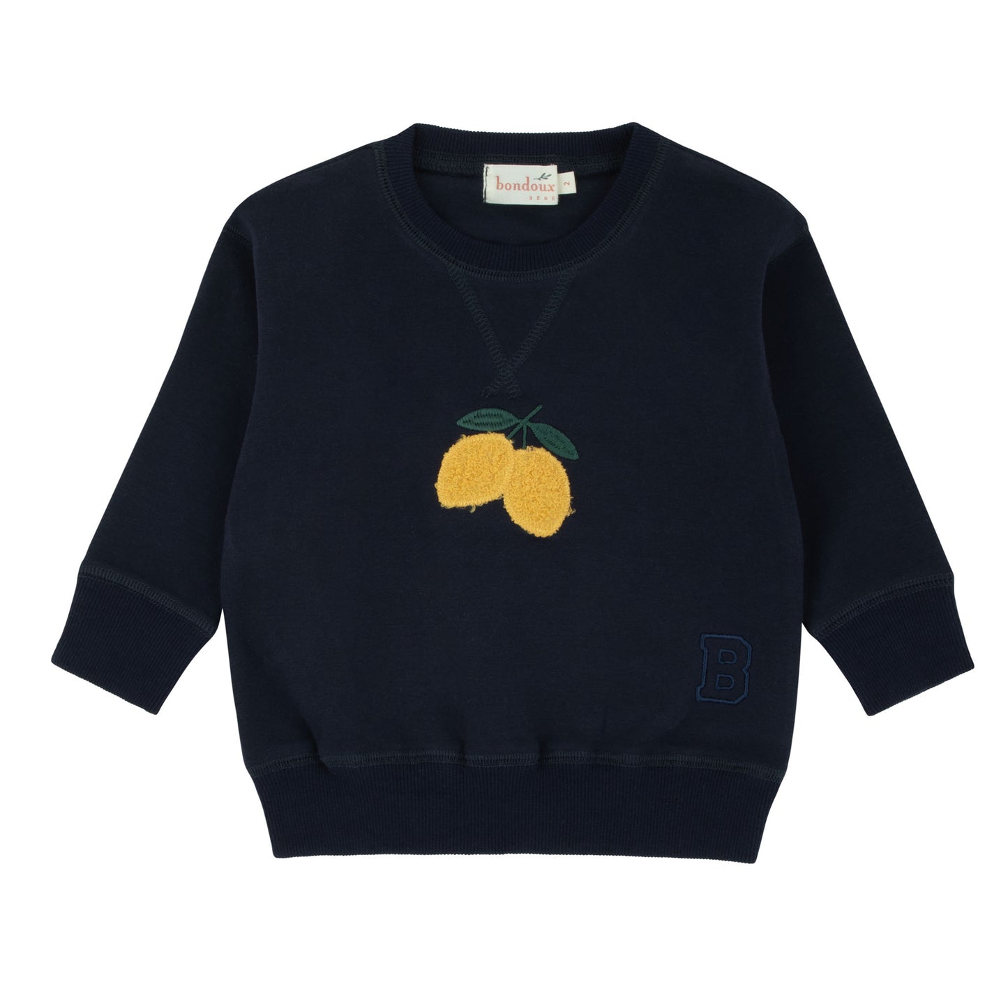 Sherpa Lemon Navy Top