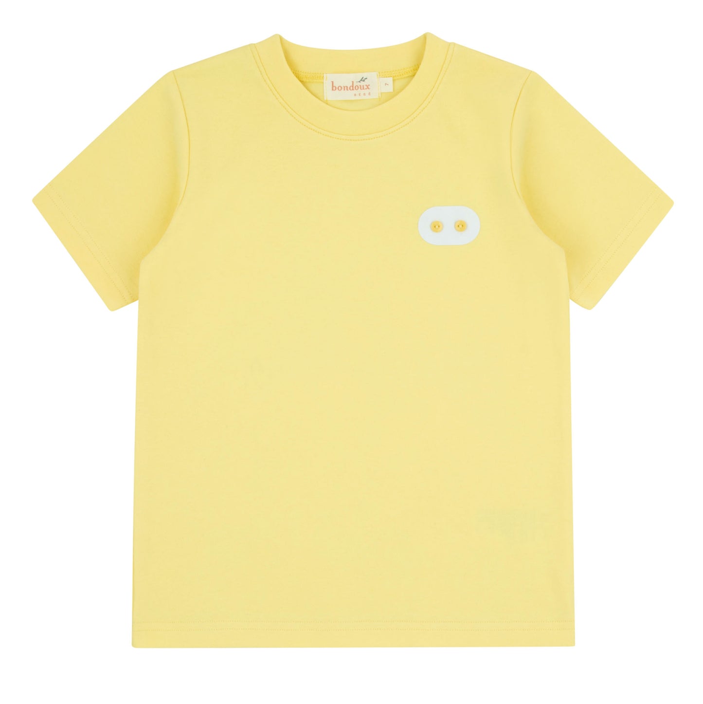 Pastel Button Short Sleeve Top