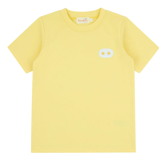 Pastel Button Short Sleeve Top