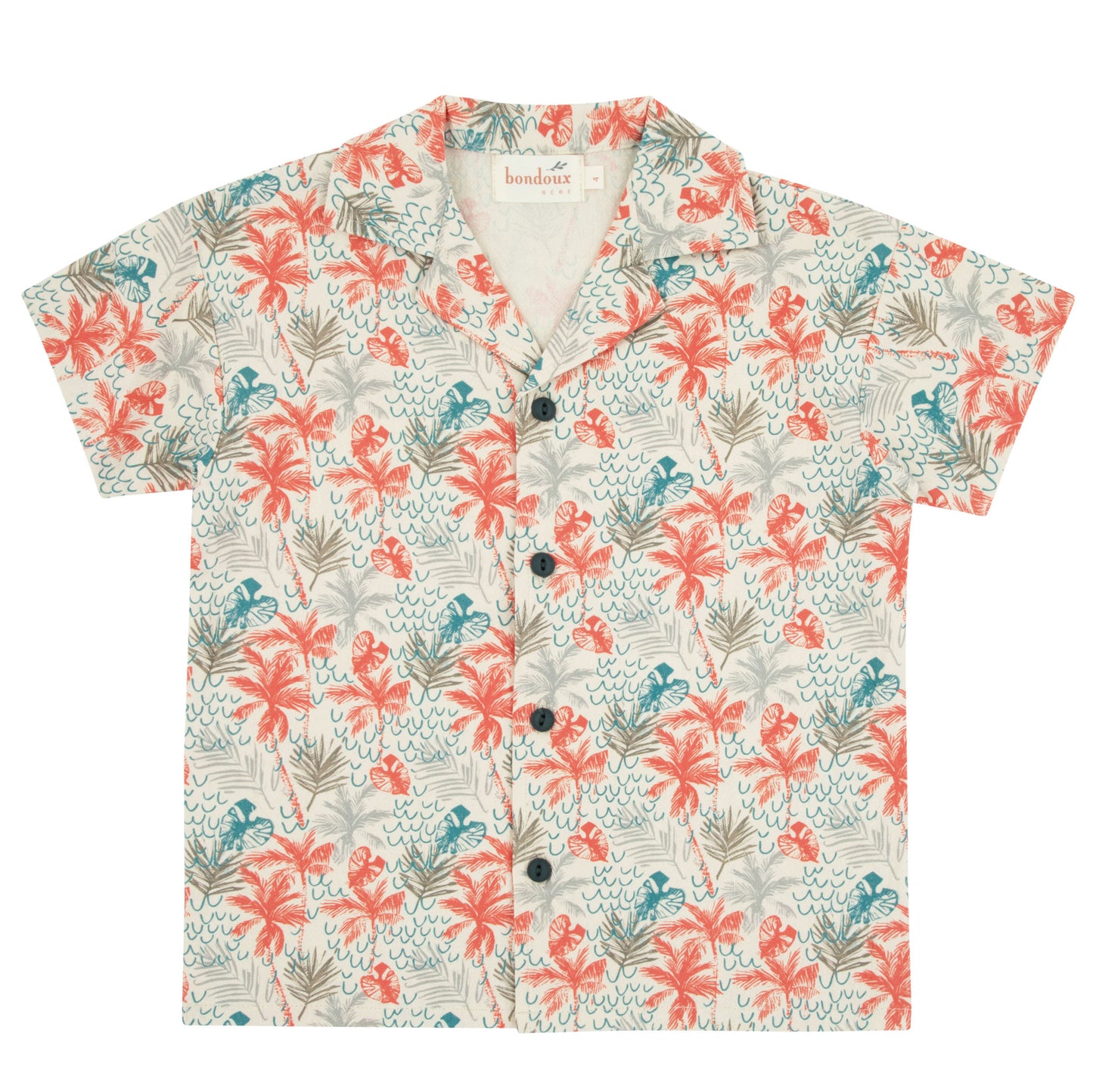 Tropical Short Sleeve Top