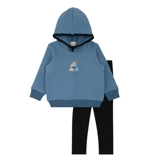 Dark Blue Doll 2 Pcs Set