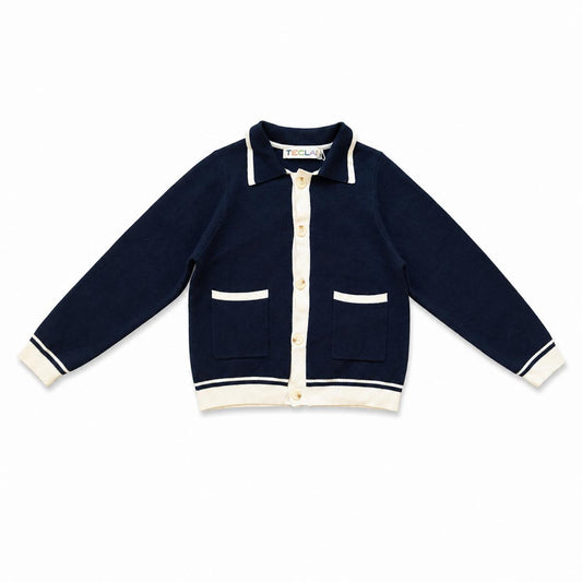 Knit Trim Blazer
