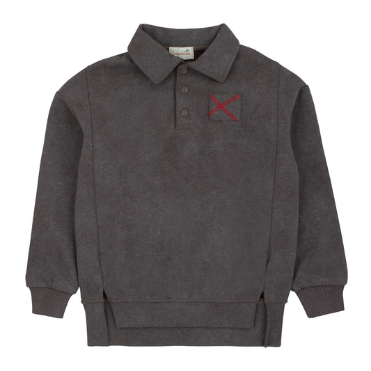 Acid Wash Smokey Brown Polo