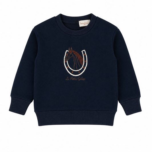 The Gallop Navy Toddler Top