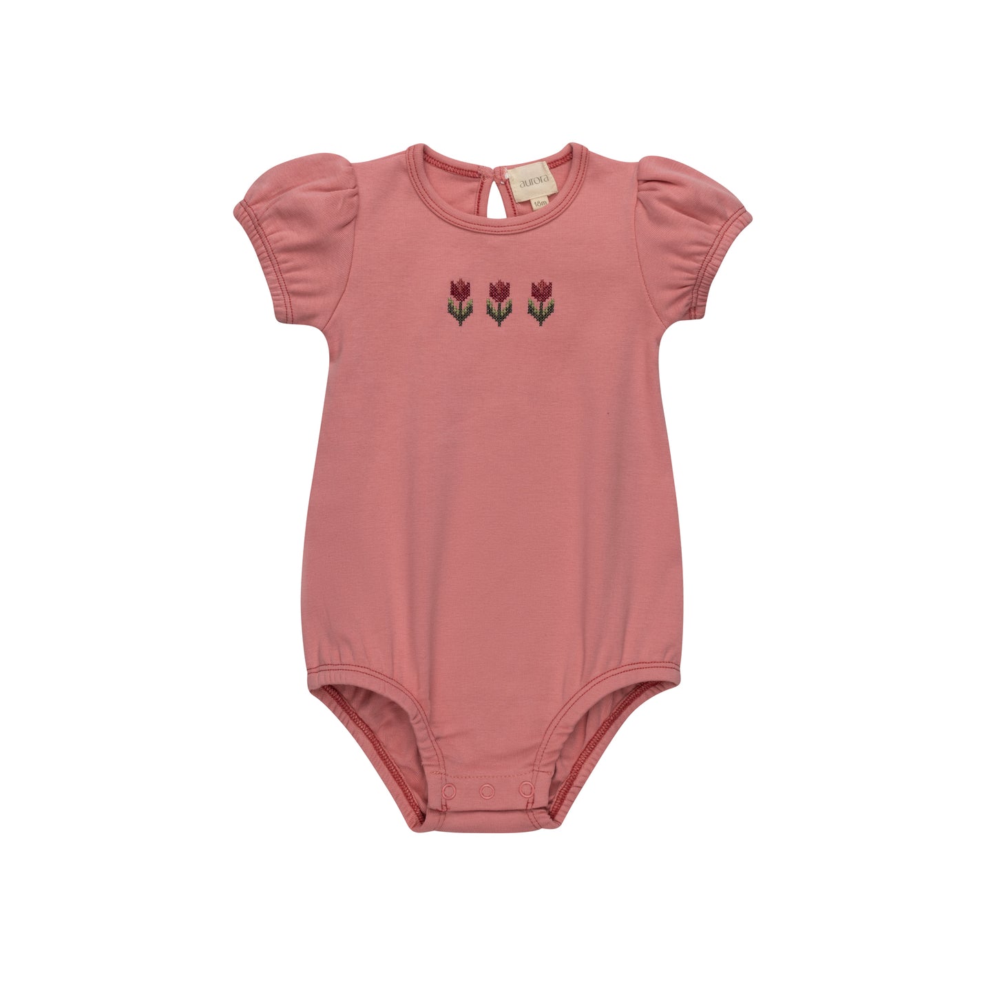 Cotton Crossstich Tulip Collection Romper