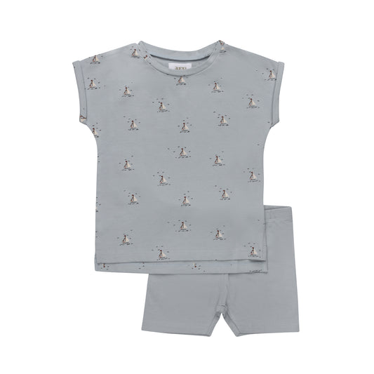 Jersey Cotton Nautical Collection Tshirt + Short