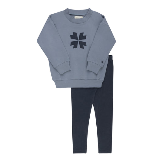 Embroidered Clover 2 PC Set