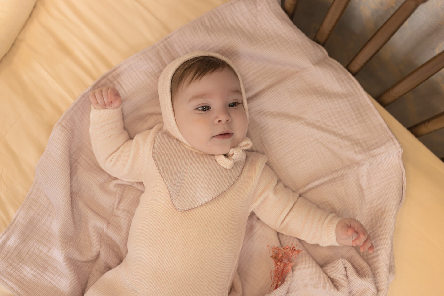 Striped Lilac Blanket