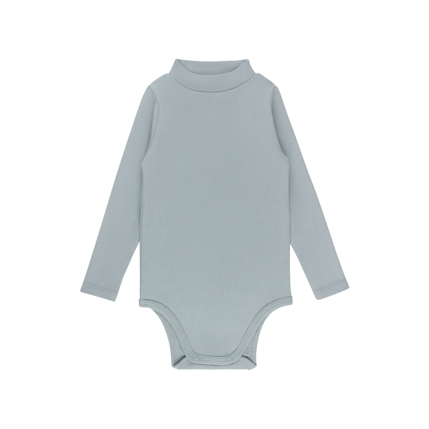 Embroidered Bear Mockneck Bodysuit & Overall