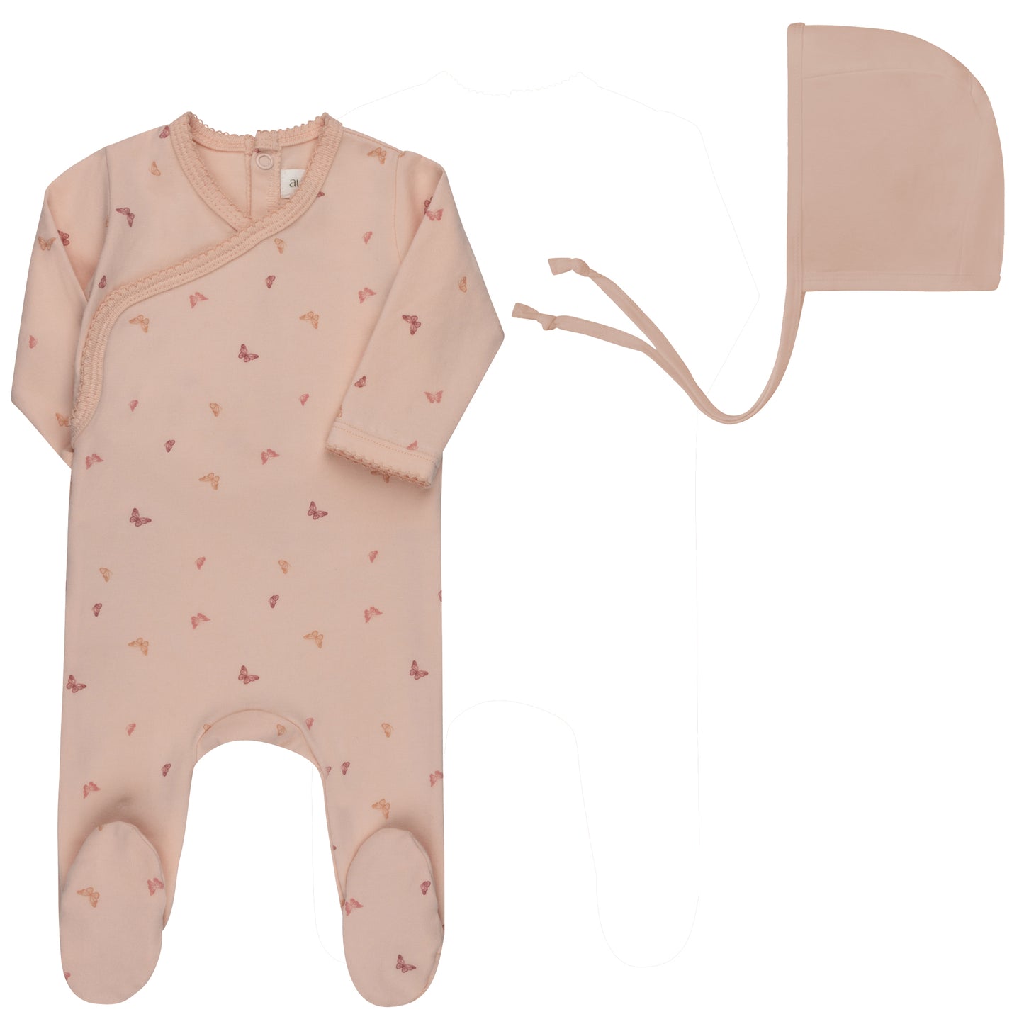 Jersey Cotton Butterfly/ Dragonfly Collection Footie + Beanie