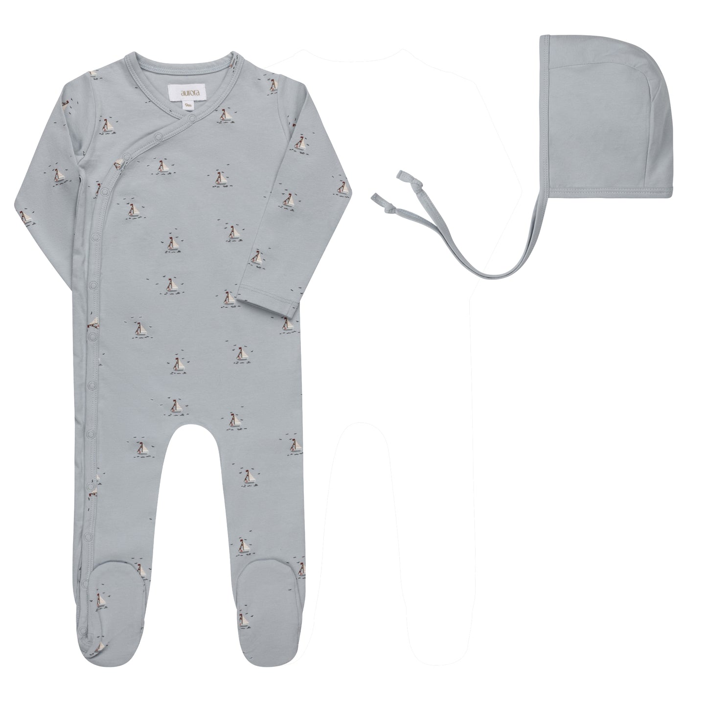 Jersey Cotton Nautical Footie