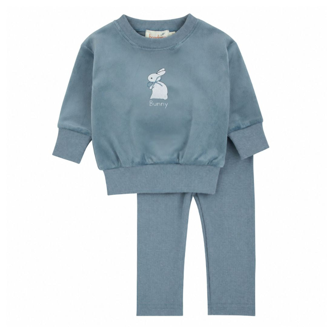 Sweet Bunny Deep Blue 2 Pcs Set