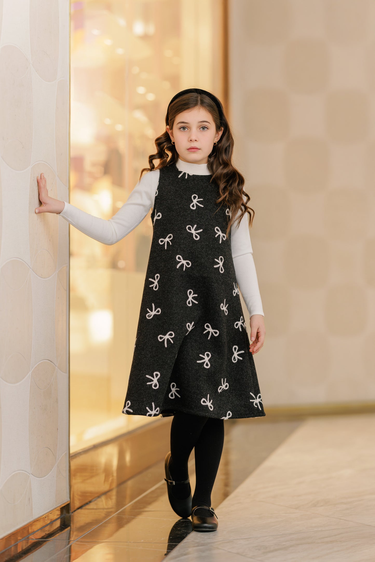 Ivory Bow Dress