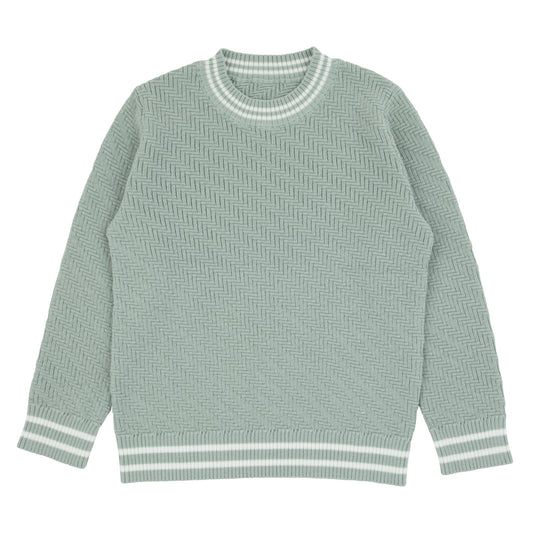 Textured Knit L/S Sweater