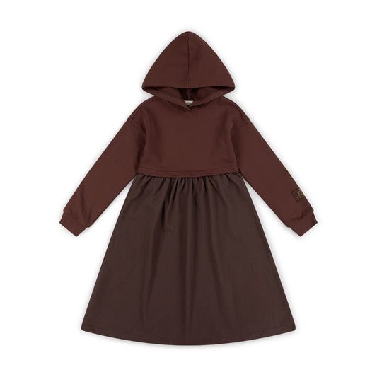 Off Duty Hooded Dress