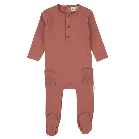 Corduroy Pocket Footie