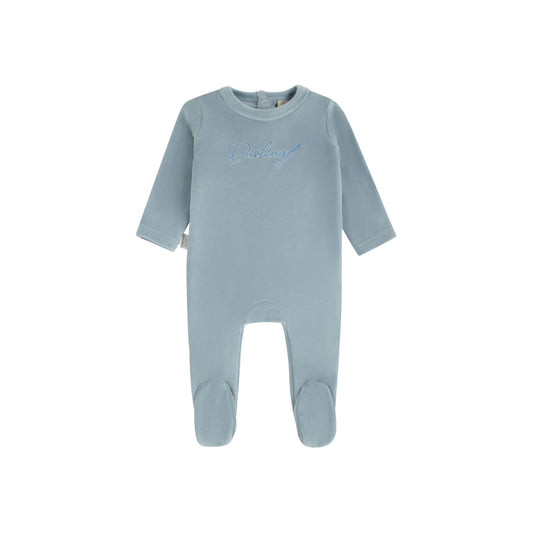 Darling Leaf Footie - Blue Wisp