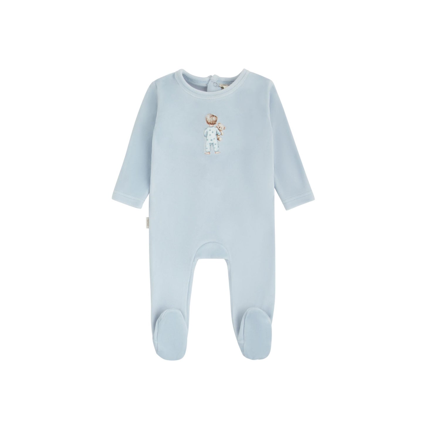 Doll Footie - Soft Blue
