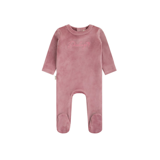 Darling Bow Footie - Orchid