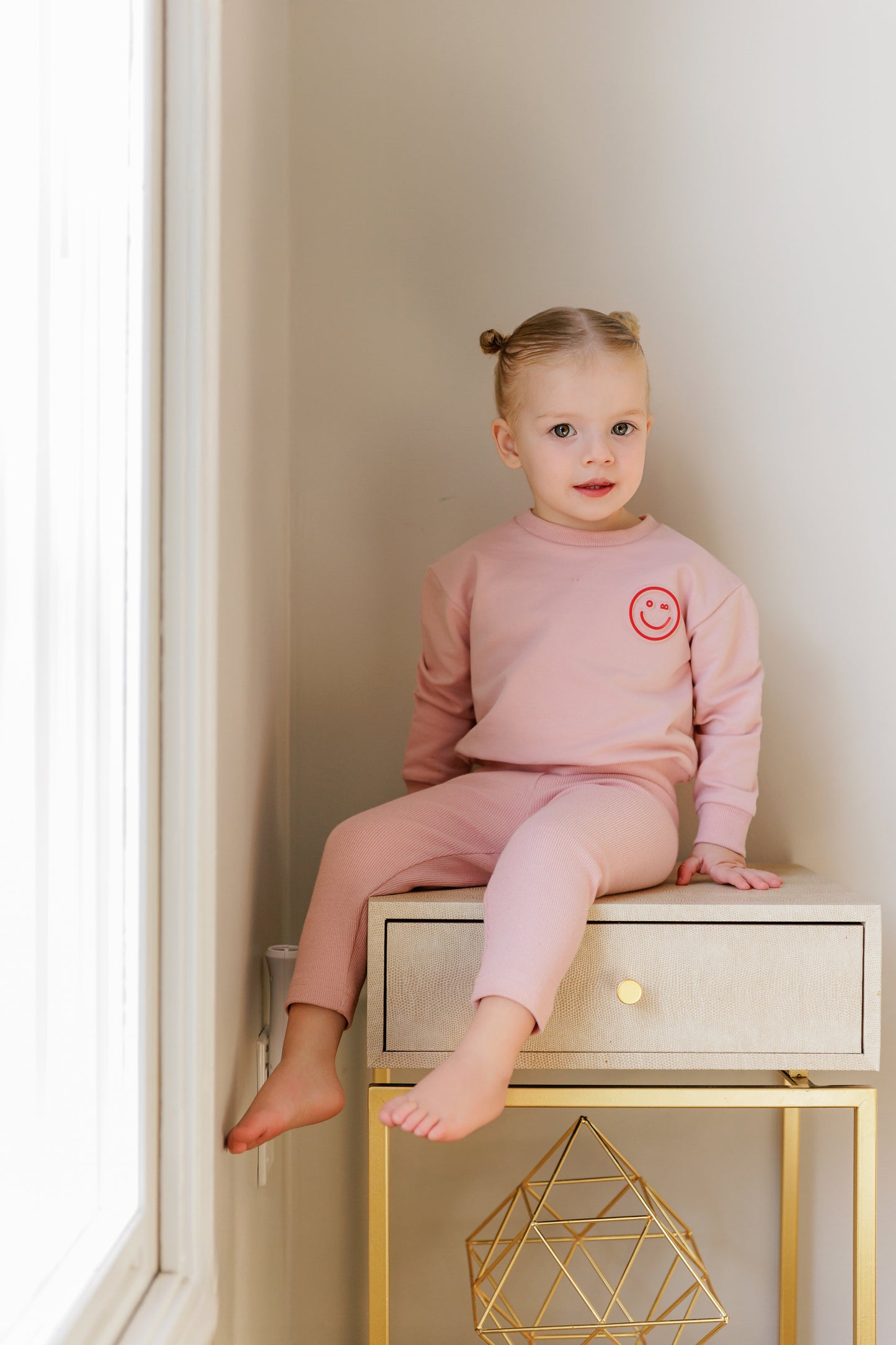 Embossed Smiley Sweatset