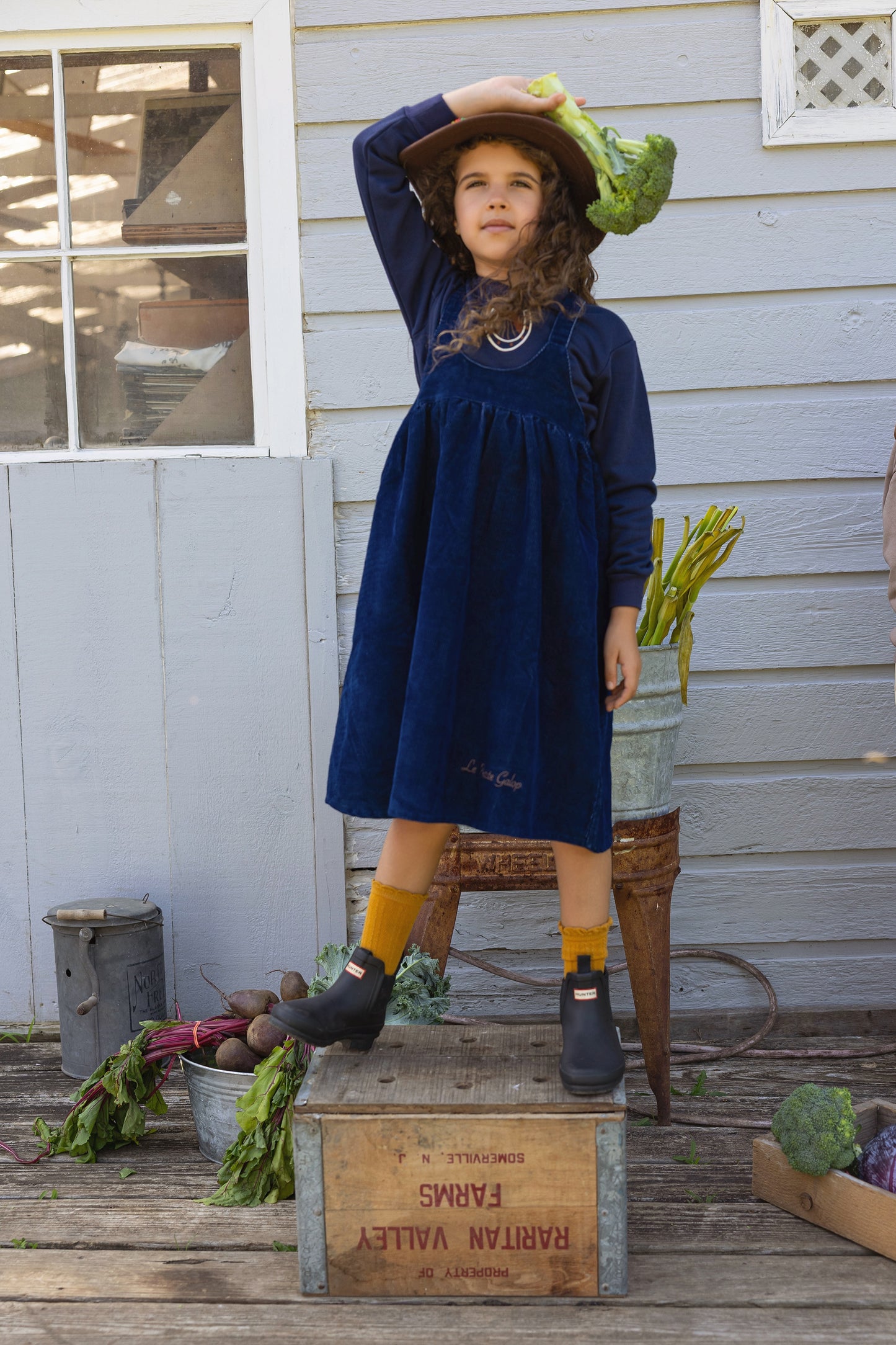 The Gallop Navy Jumper Set