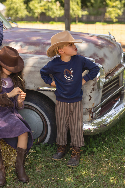 The Gallop Navy Toddler Top