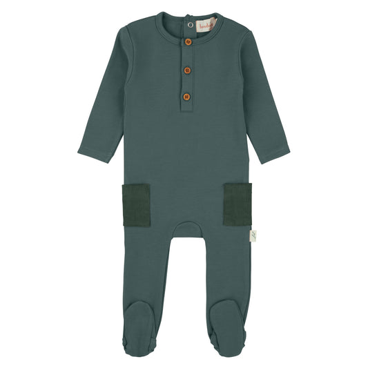 Corduroy Pocket Footie